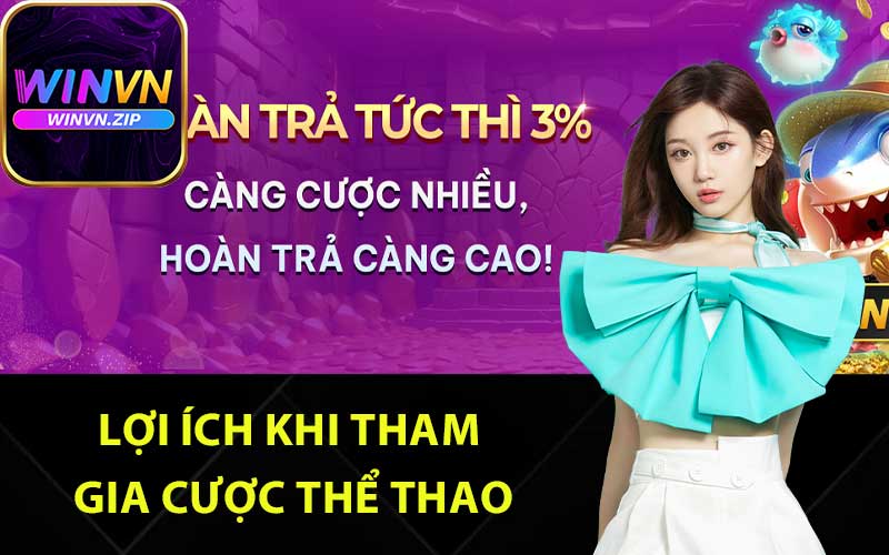 Lợi ích khi tham gia cược thể thao