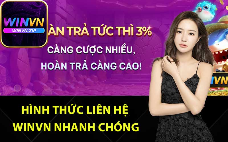 Hình thức liên hệ Winvn nhanh chóng