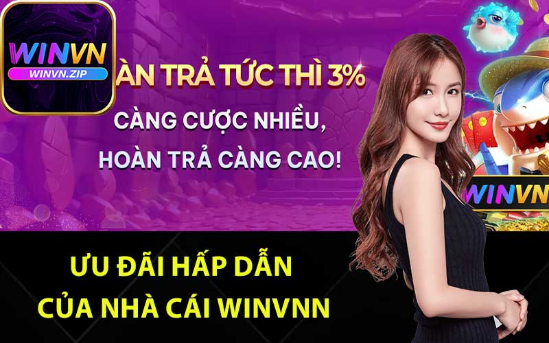 Ưu đãi hấp dẫn của nhà cái Winvn